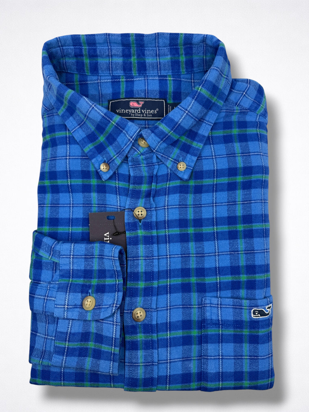 Camisa Vineyard Vines Classic Fit manga larga talla L