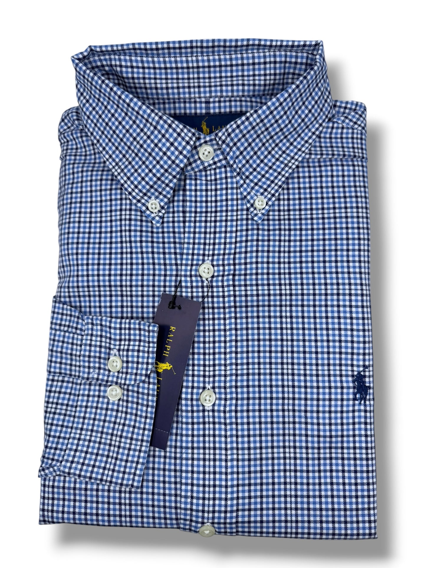 Camisa Polo Ralph Lauren Classic Fit Manga Larga Talla L