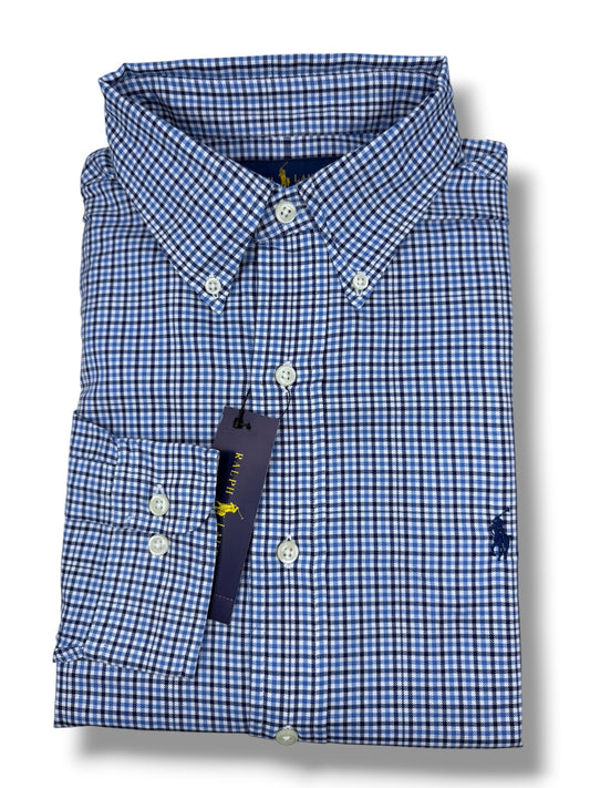 Camisa Polo Ralph Lauren Classic Fit Manga Larga Talla L