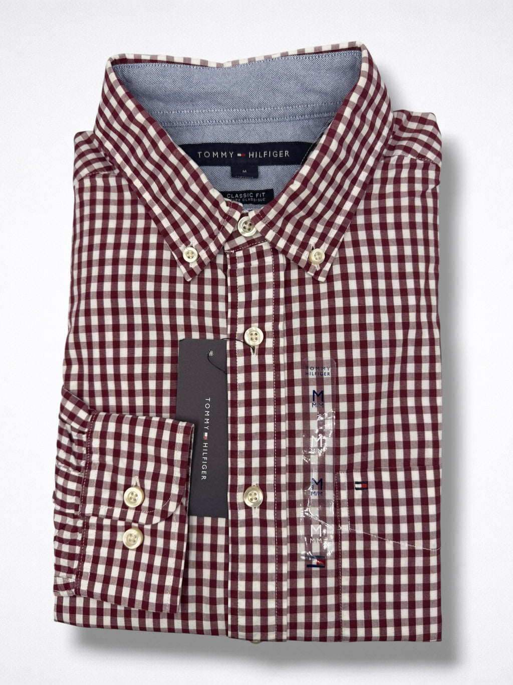 Camisa Tommy Hilfiger Classic Fit Manga Larga Talla M
