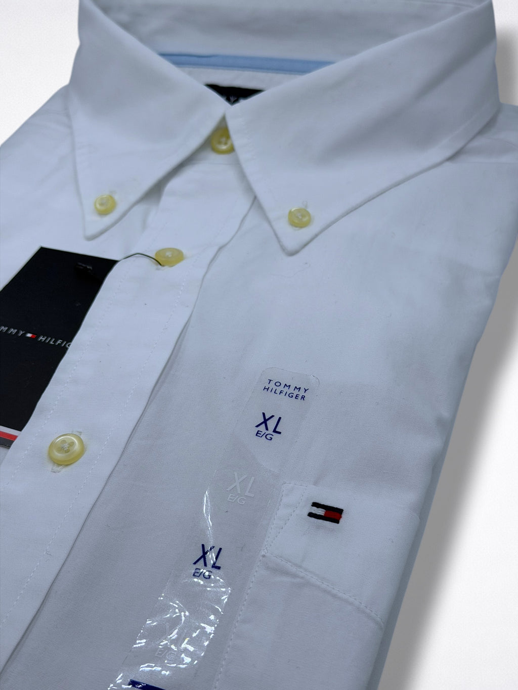 Camisa Tommy Hilfiger Classic Fit Manga Corta Talla XL