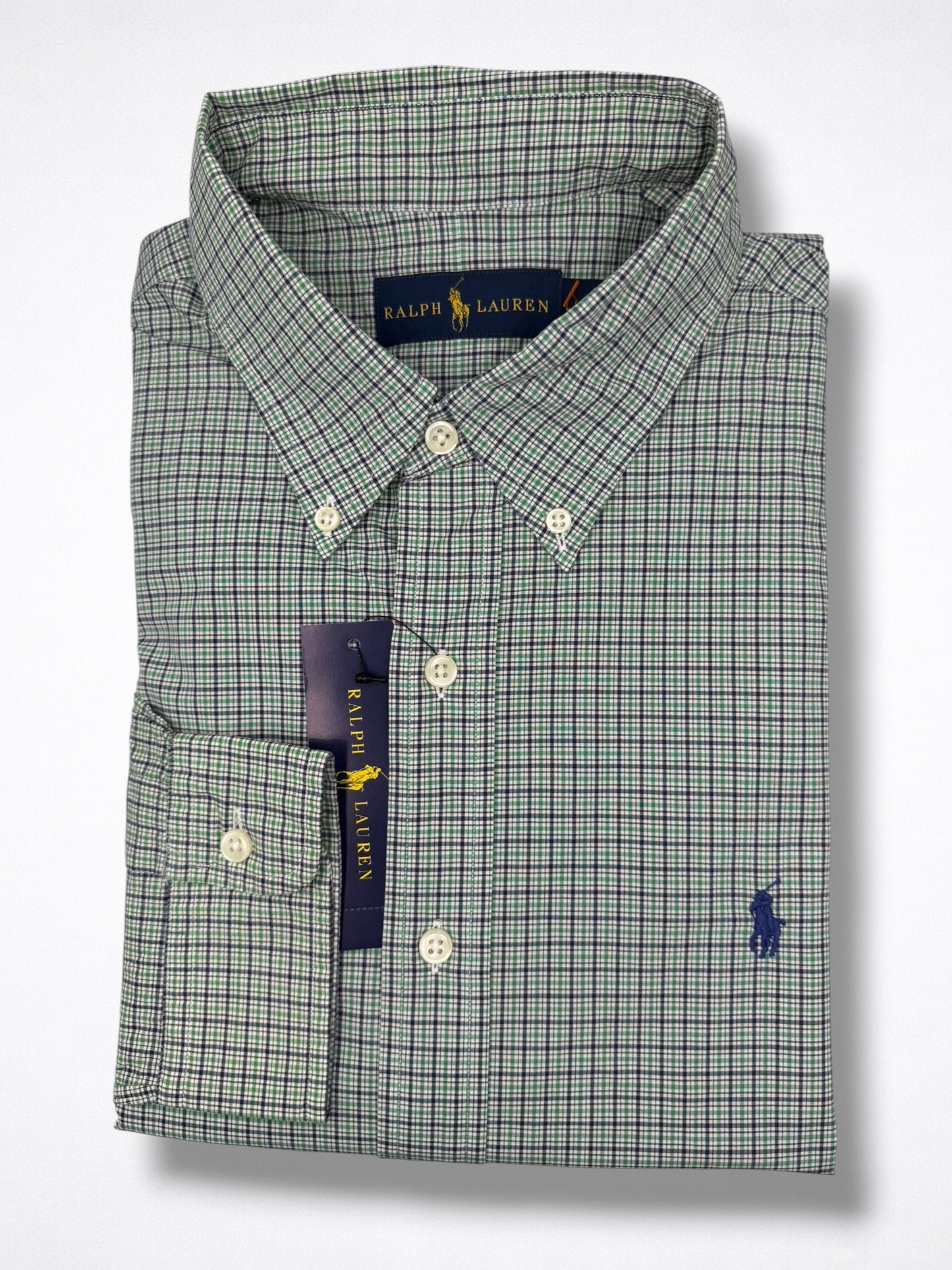 Camisa Polo Ralph Lauren Classic Fit Manga Larga Talla L