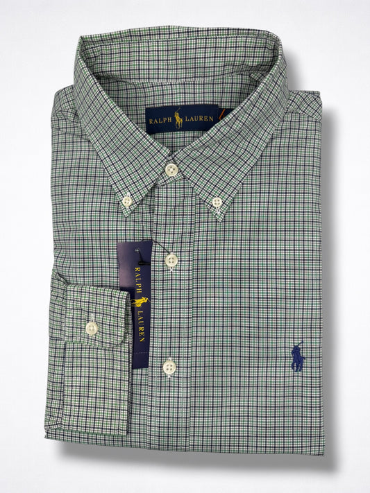Camisa Polo Ralph Lauren Classic Fit Manga Larga Talla L