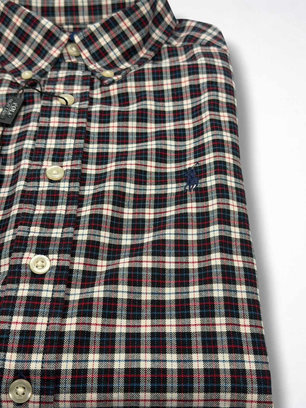 Camisa Polo Ralph Lauiren Classic Fit manga larga talla 10-12 niño