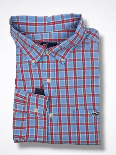 Camisa Vineyard Vines Classic Fit Manga Larga Talla XL