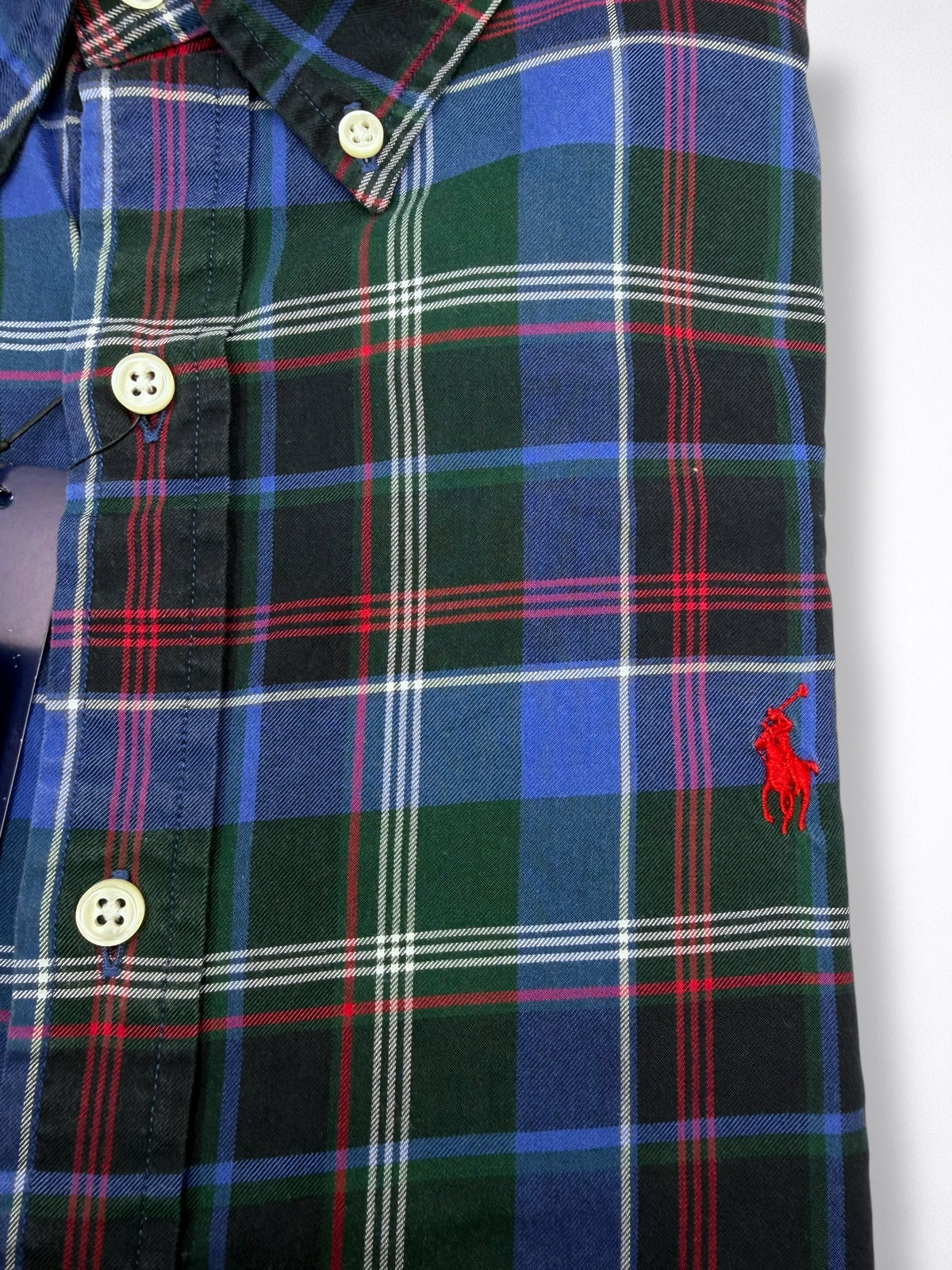 Camisa Polo Ralph Lauren Classic Fit Manga Larga Talla M