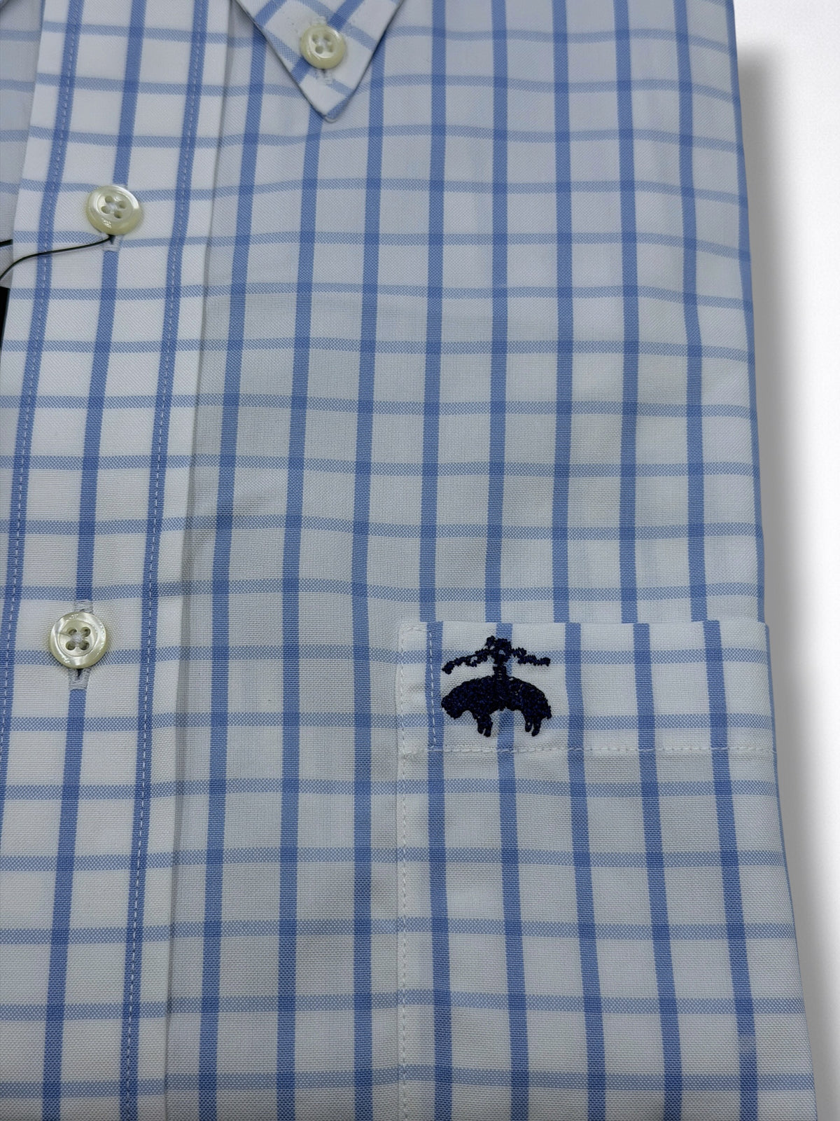 Camisa Brooks Brothers Classic Fit Manga Larga Talla L