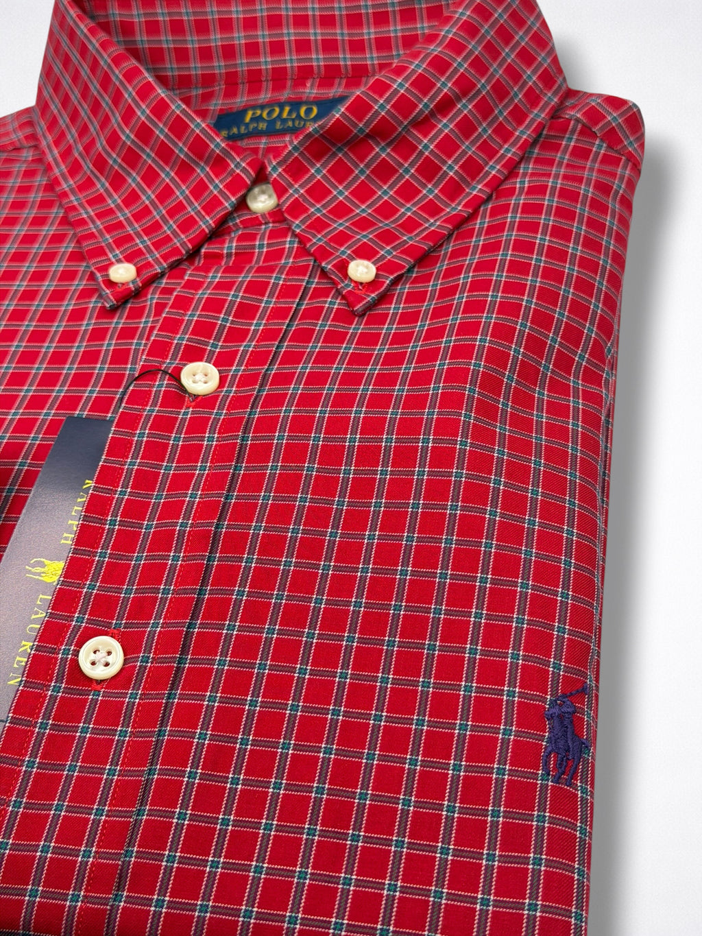 Camisa Polo Ralph Lauren Classic Fit Manga Larga Talla XL