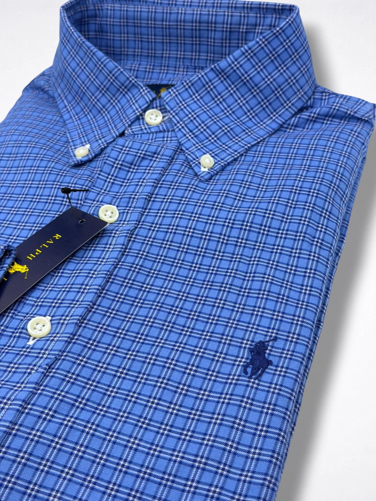 Camisa Polo Ralph Lauren Classic Fit Manga Larga Talla S