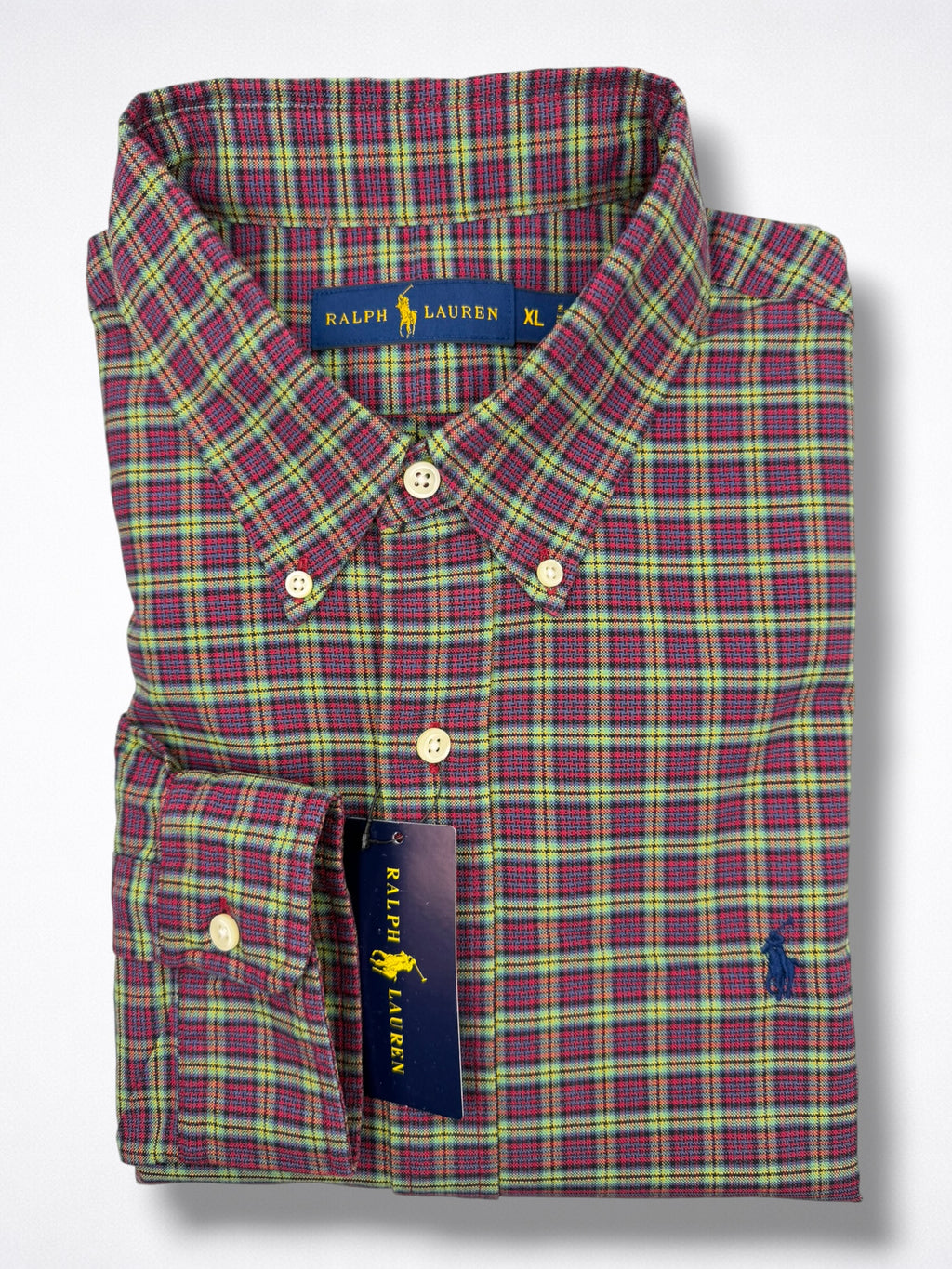 Camisa Polo Ralph Lauren Classic Fit Manga Larga Talla XL