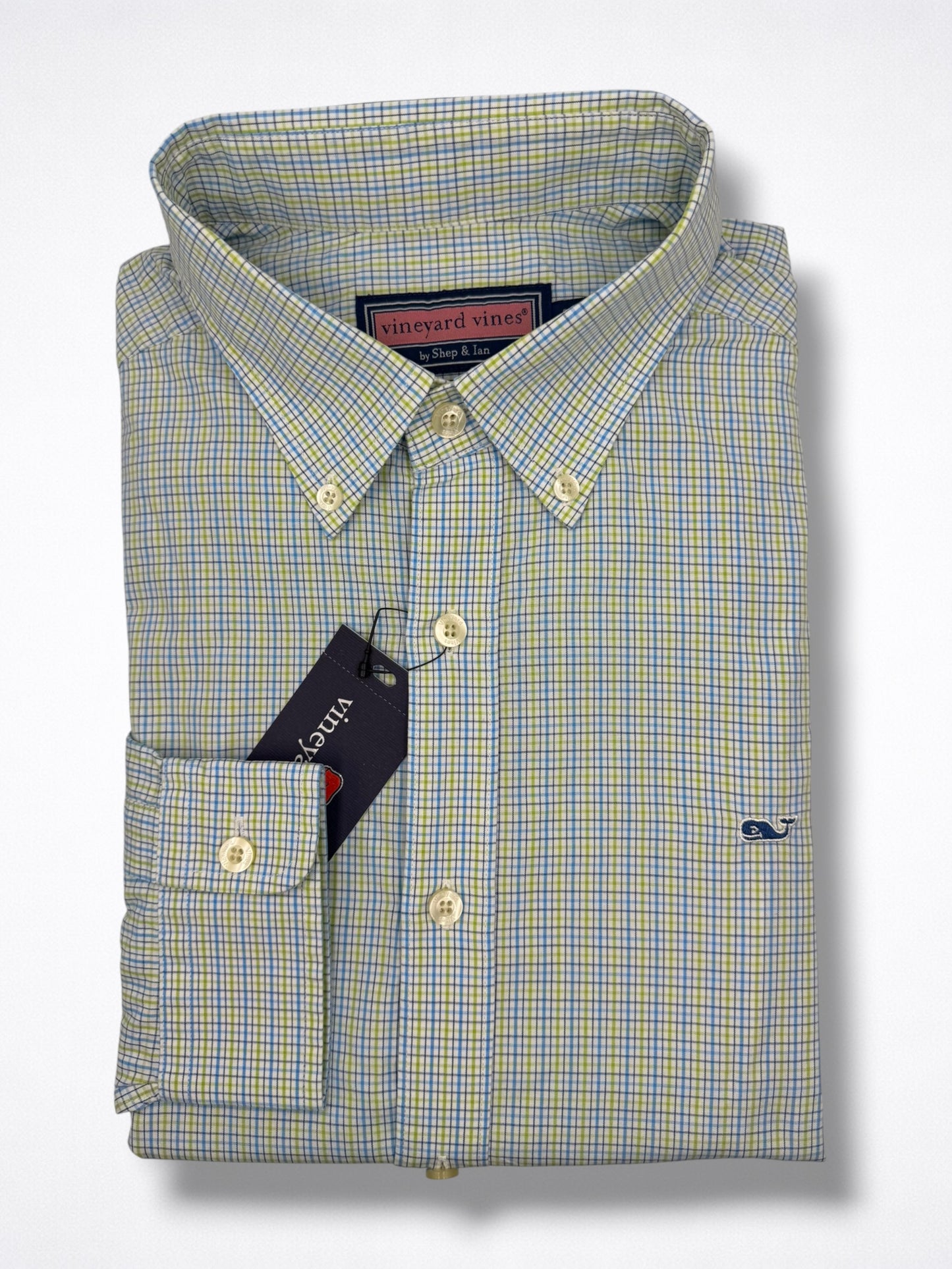 Camisa Vineyard Vines Classic Fit Manga Larga Talla M