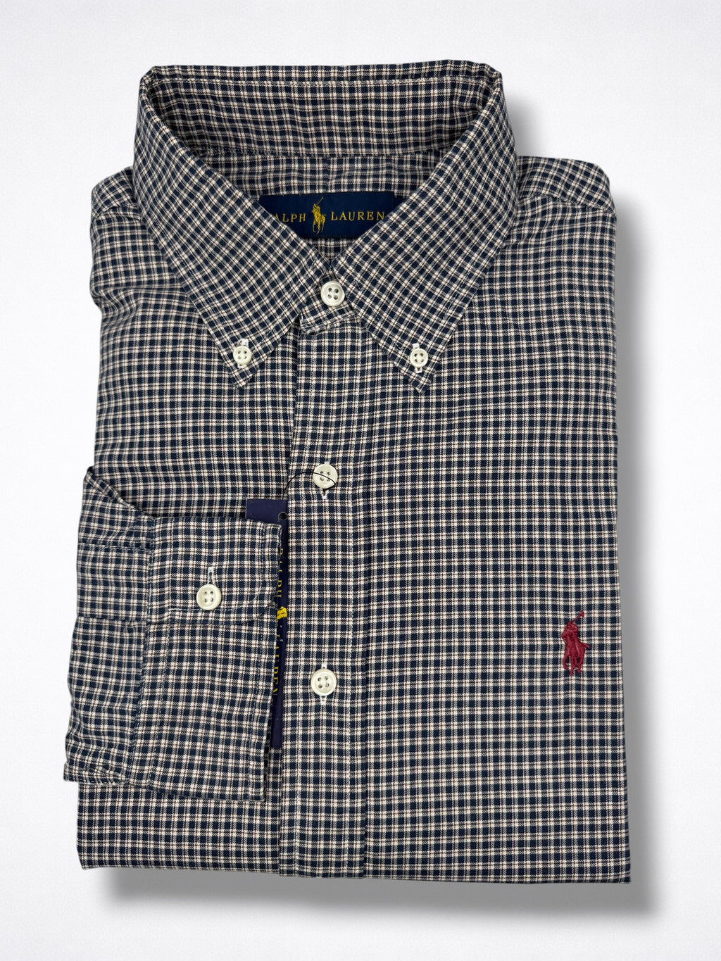 Camisa Polo Ralph Lauren Classic Fit Manga Larga Talla M