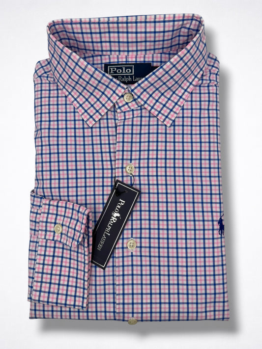 Camisa Polo Ralph Lauren Classic Fit Manga Larga Talla L