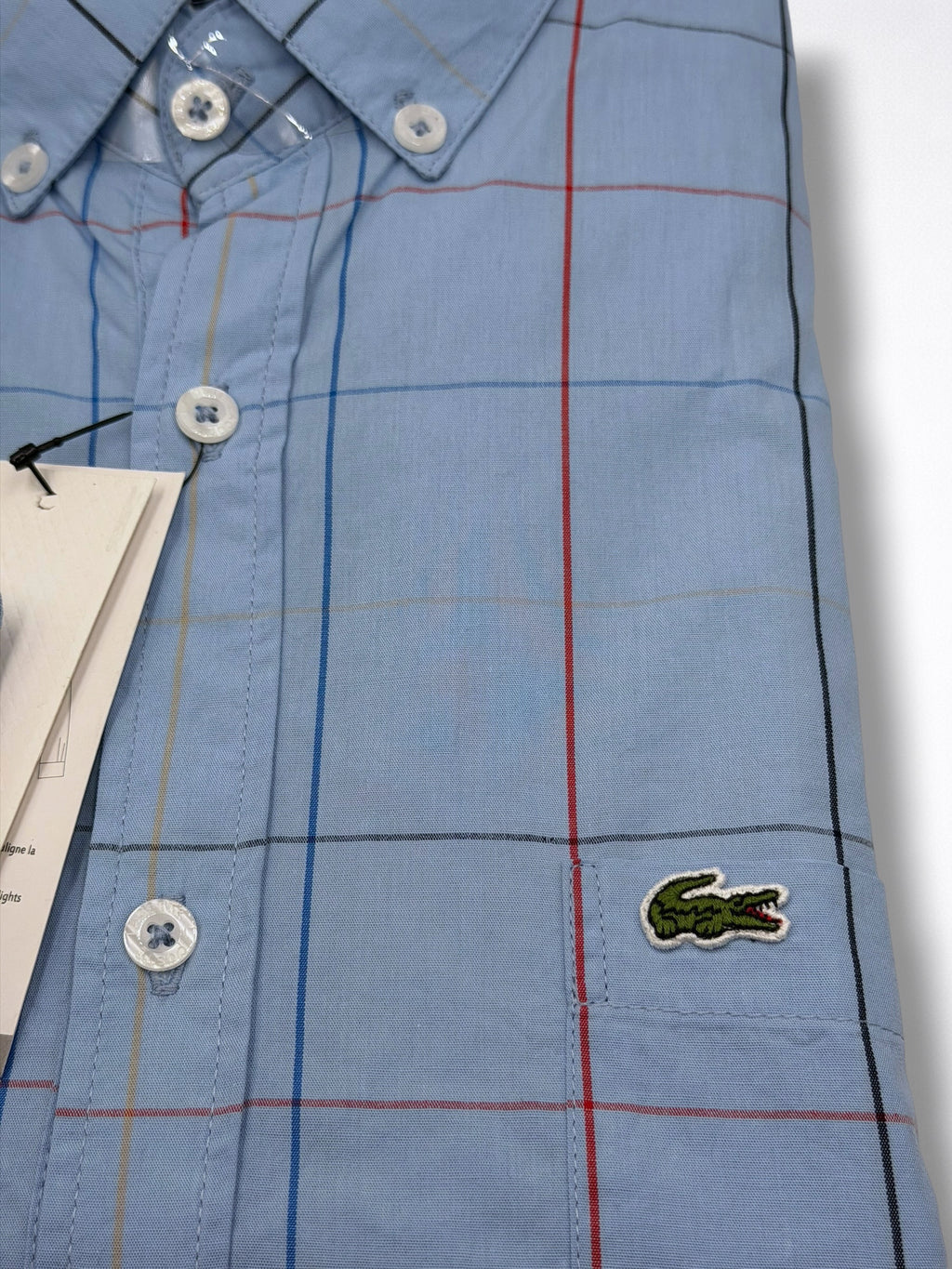 Camisa Lacoste Slim Fit Manga Larga Talla L