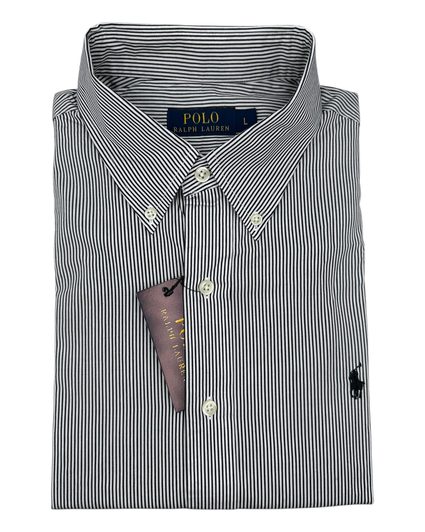 Camisa Polo Ralph Lauren Classic Fit Manga Larga Talla L