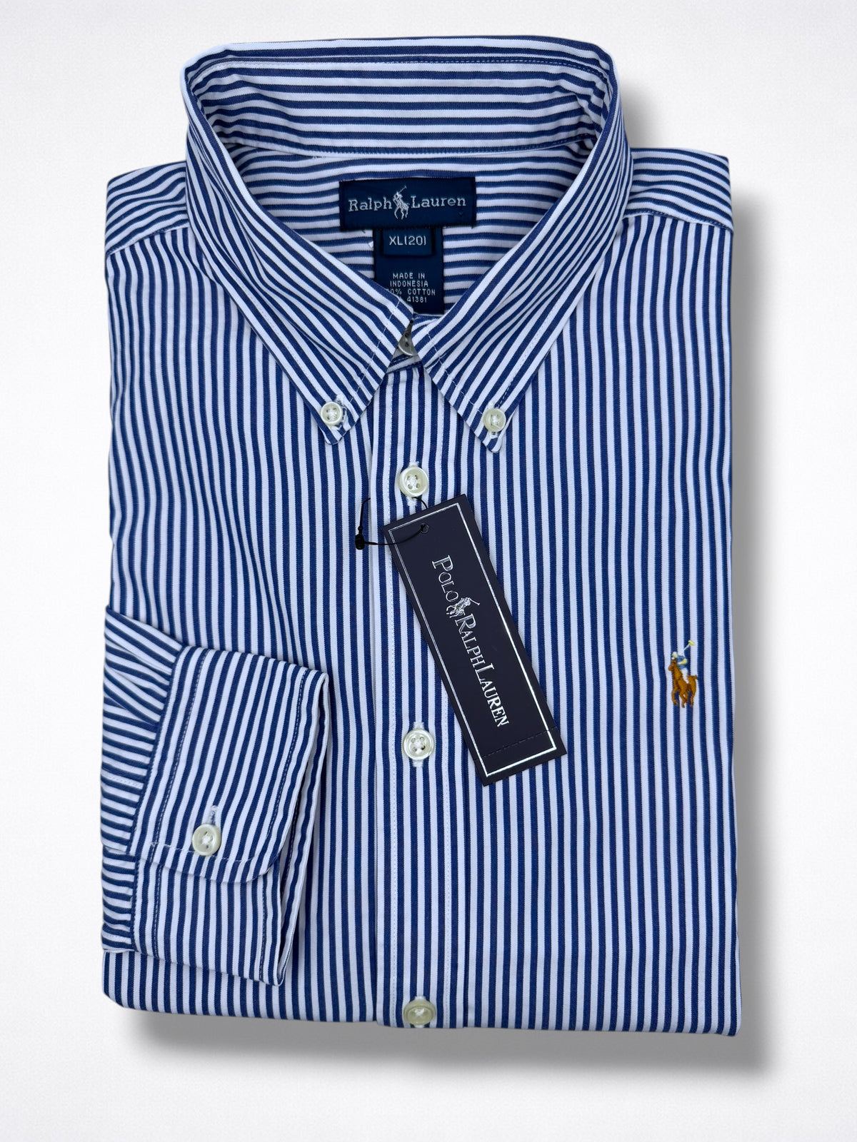 Camisa Polo Ralph Lauren Classic Fit Manga Larga Talla S