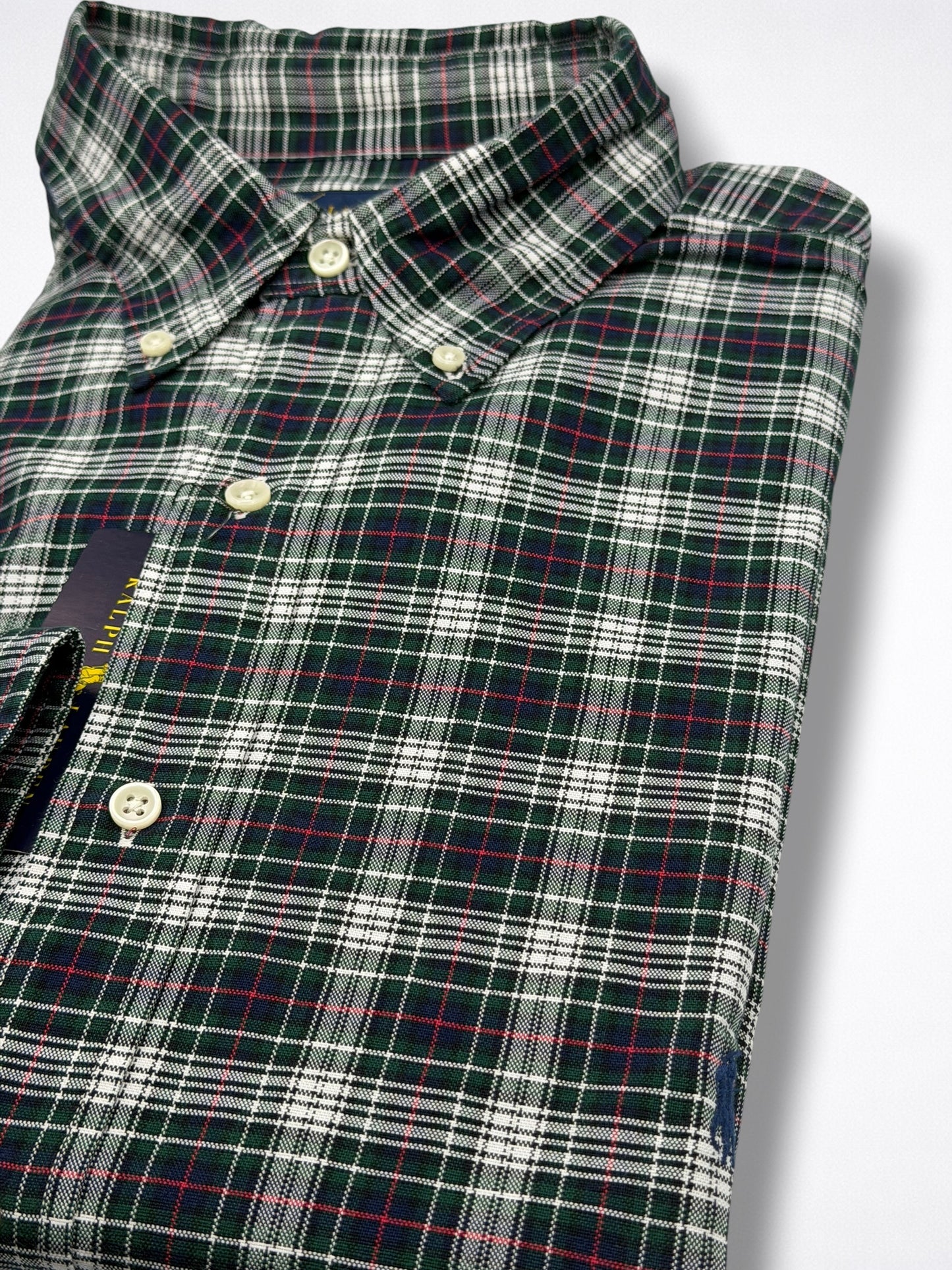 Camisa Polo Ralph Lauren Classic Fit Manga Larga Talla XL