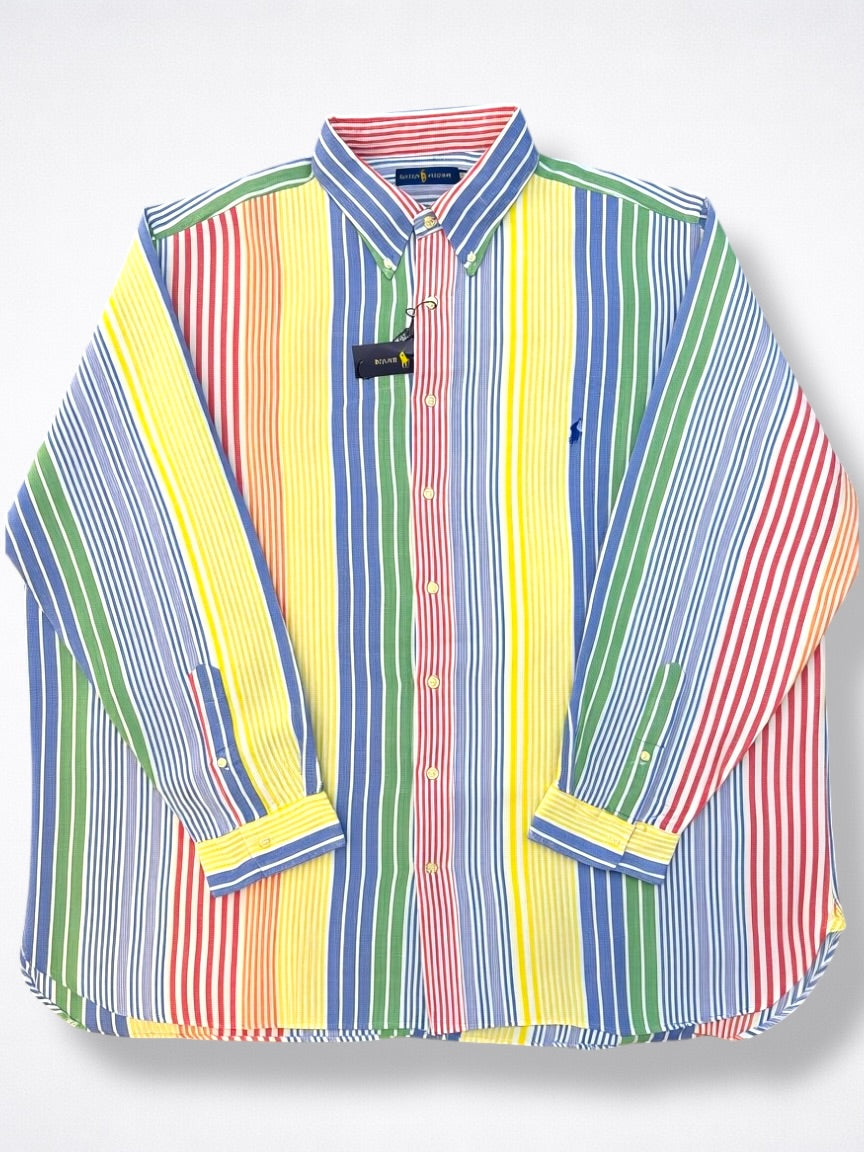 Camisa Polo Ralph Lauren Classic Fit Manga larga de lino Talla XXL