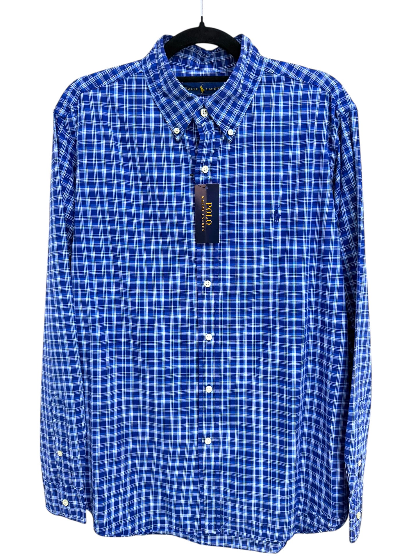 Camisa Polo Ralph Lauren Classic Fit Manga Larga Talla L