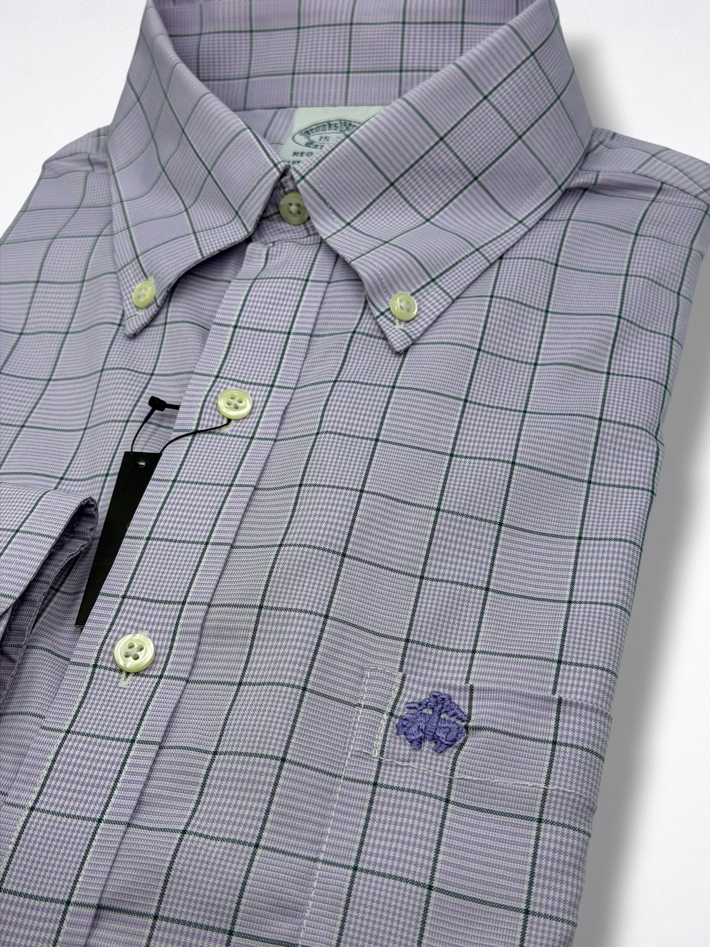 Camisa Brooks Brothers Custom Fit Manga Larga Talla M