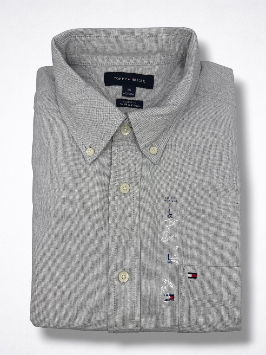Camisa Tommy Hilfiger Classic fit manga corta talla L