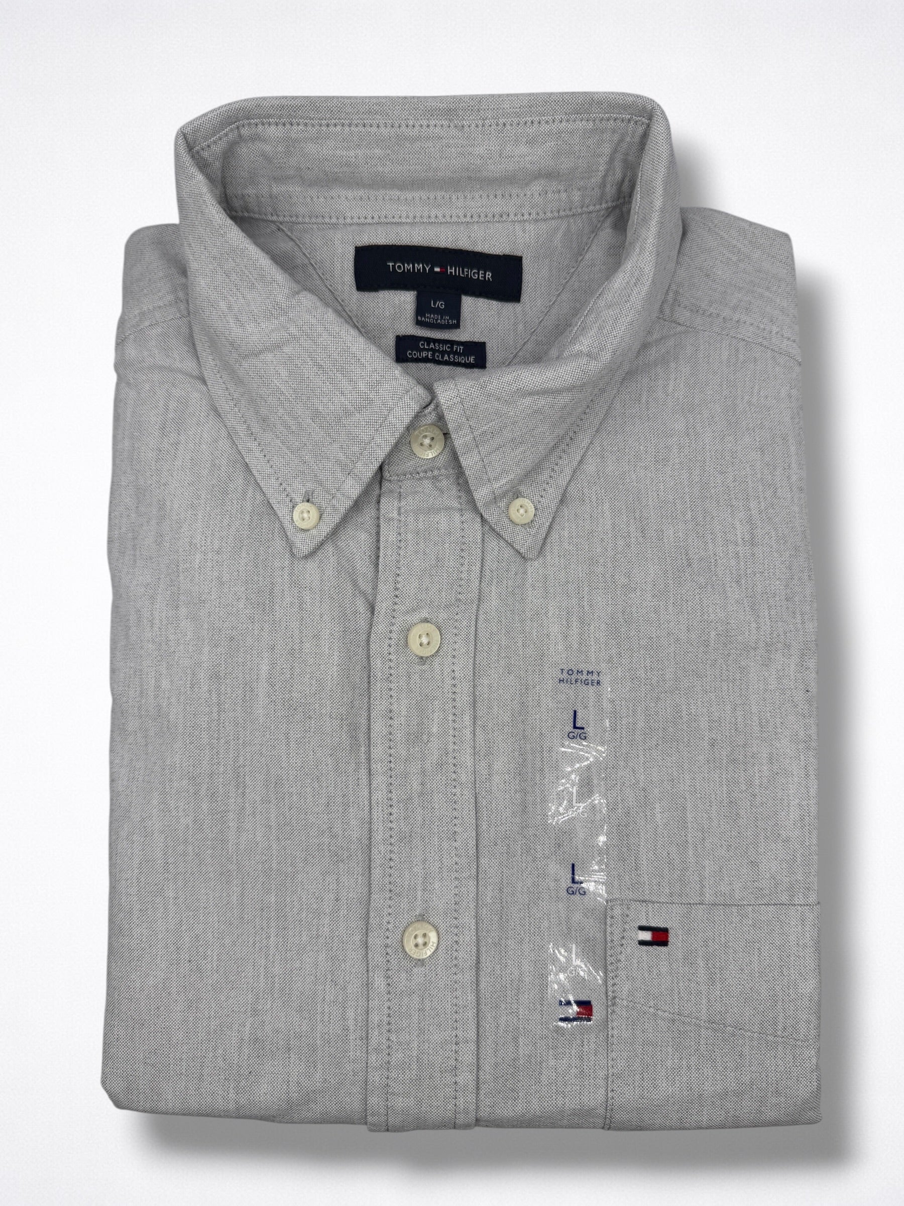 Camisa Tommy Hilfiger Classic fit manga corta talla L