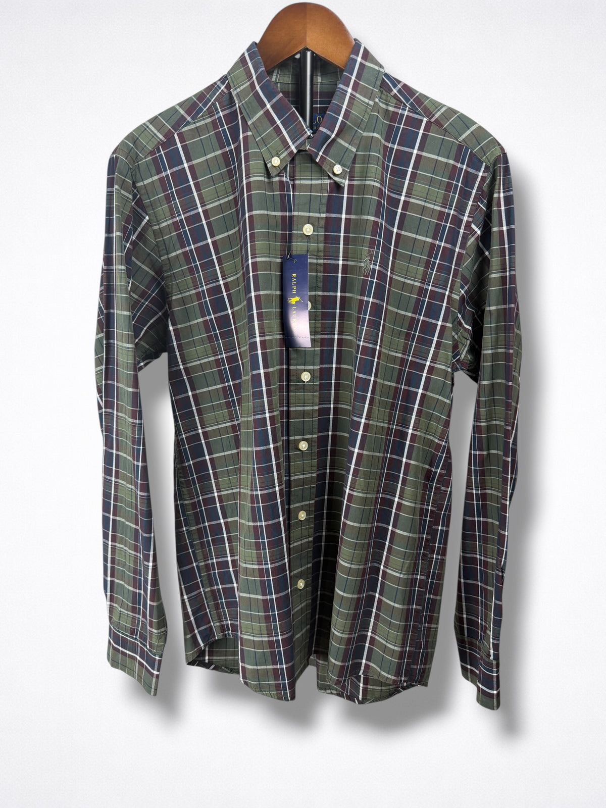 Camisa Polo Ralph Lauren Classic Fit Manga Larga Talla S