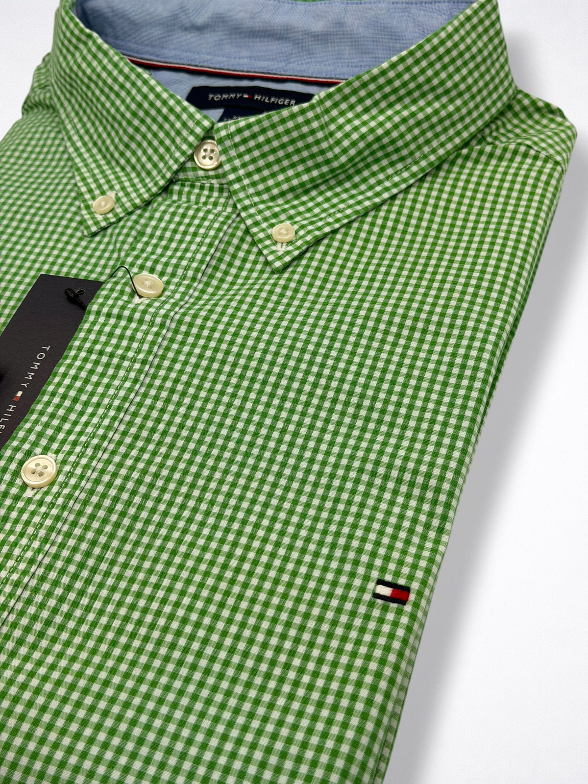 Camisa Tommy Hilfiger Custom Fit Manga Larga Talla XXL