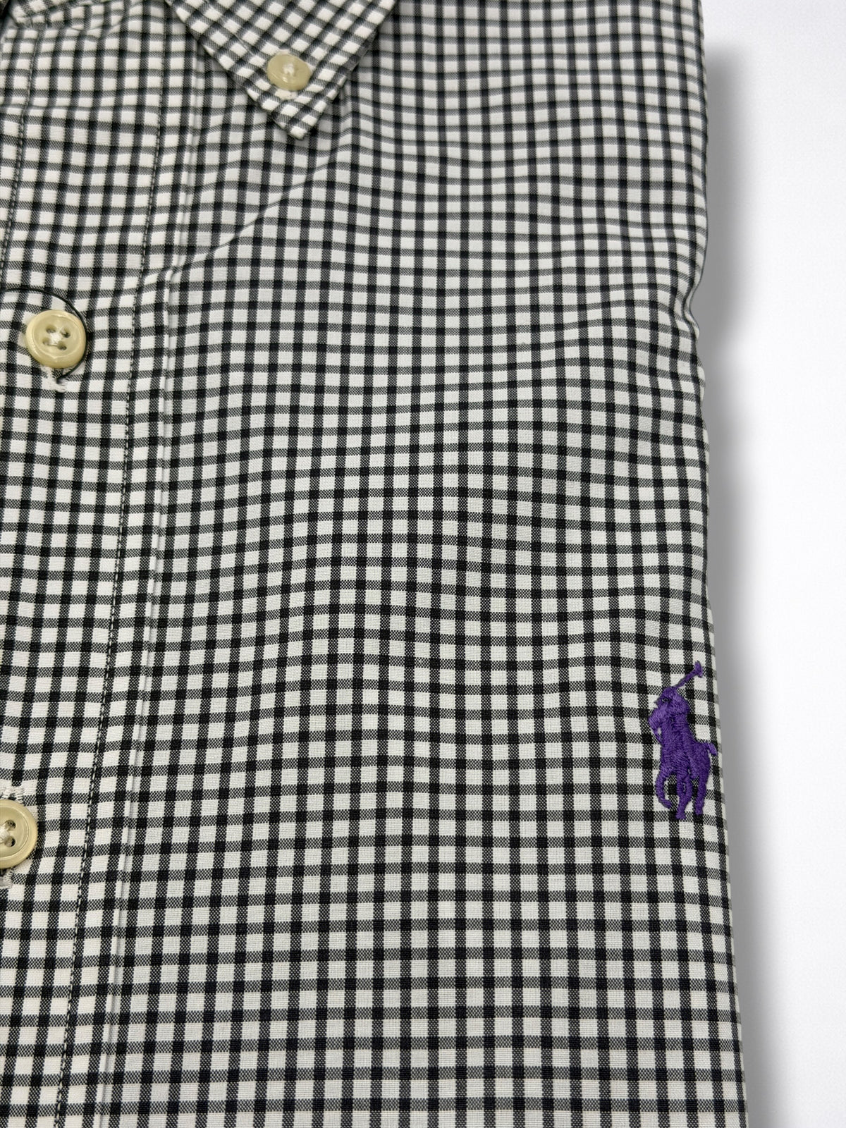 Camisa Polo Ralph Lauren Custom Fit Manga Larga Talla L