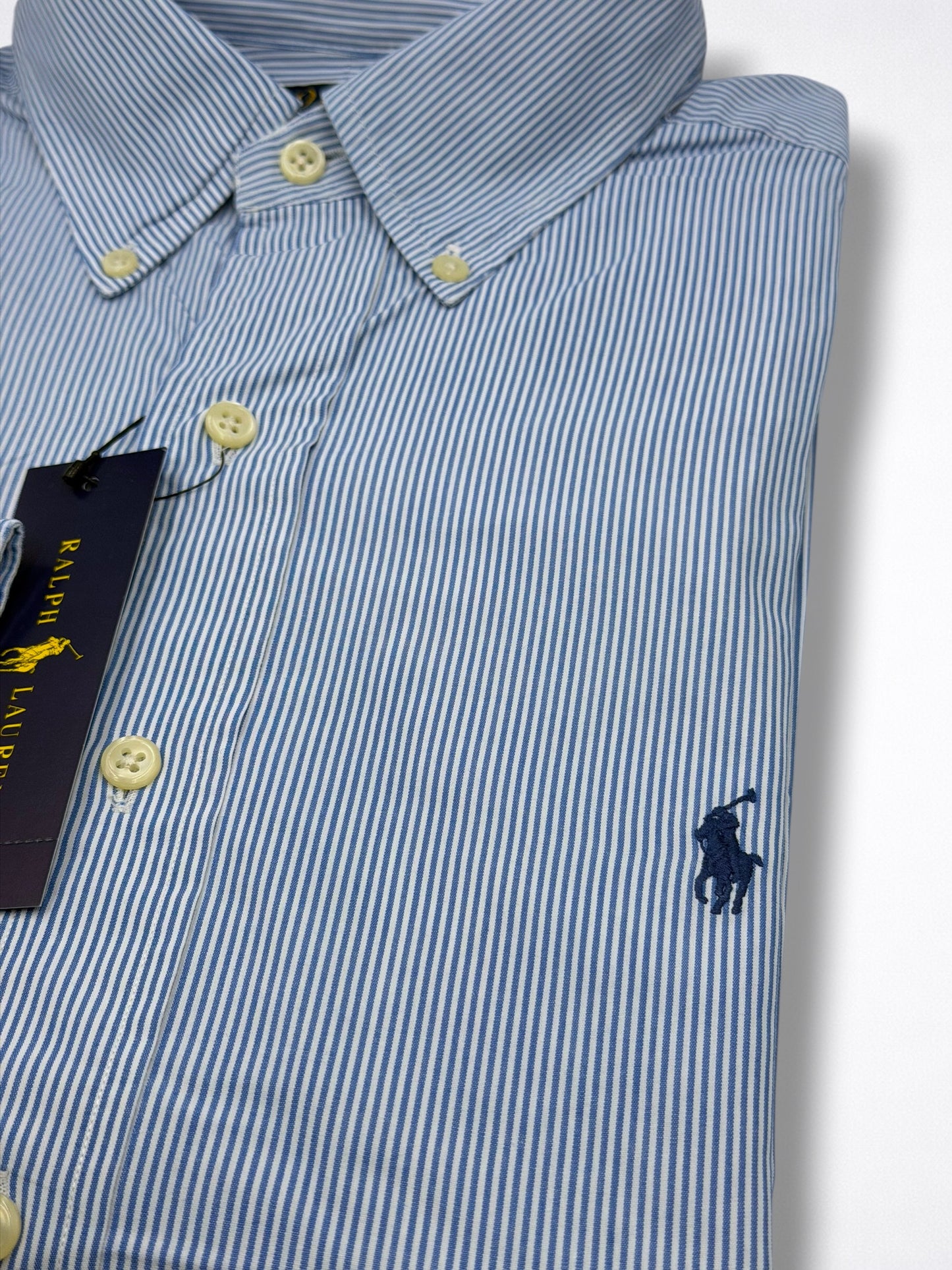Camisa Polo Ralph Lauren Classic Fit Manga Larga Talla L