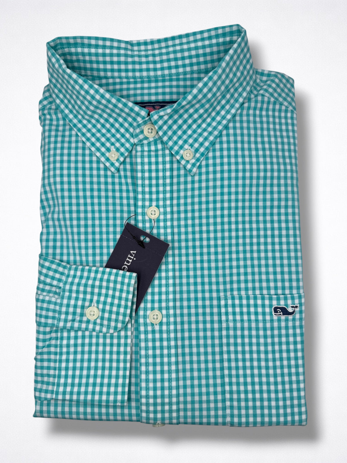 Camisa Vineyard Vines Classic Fit Manga Larga Talla M