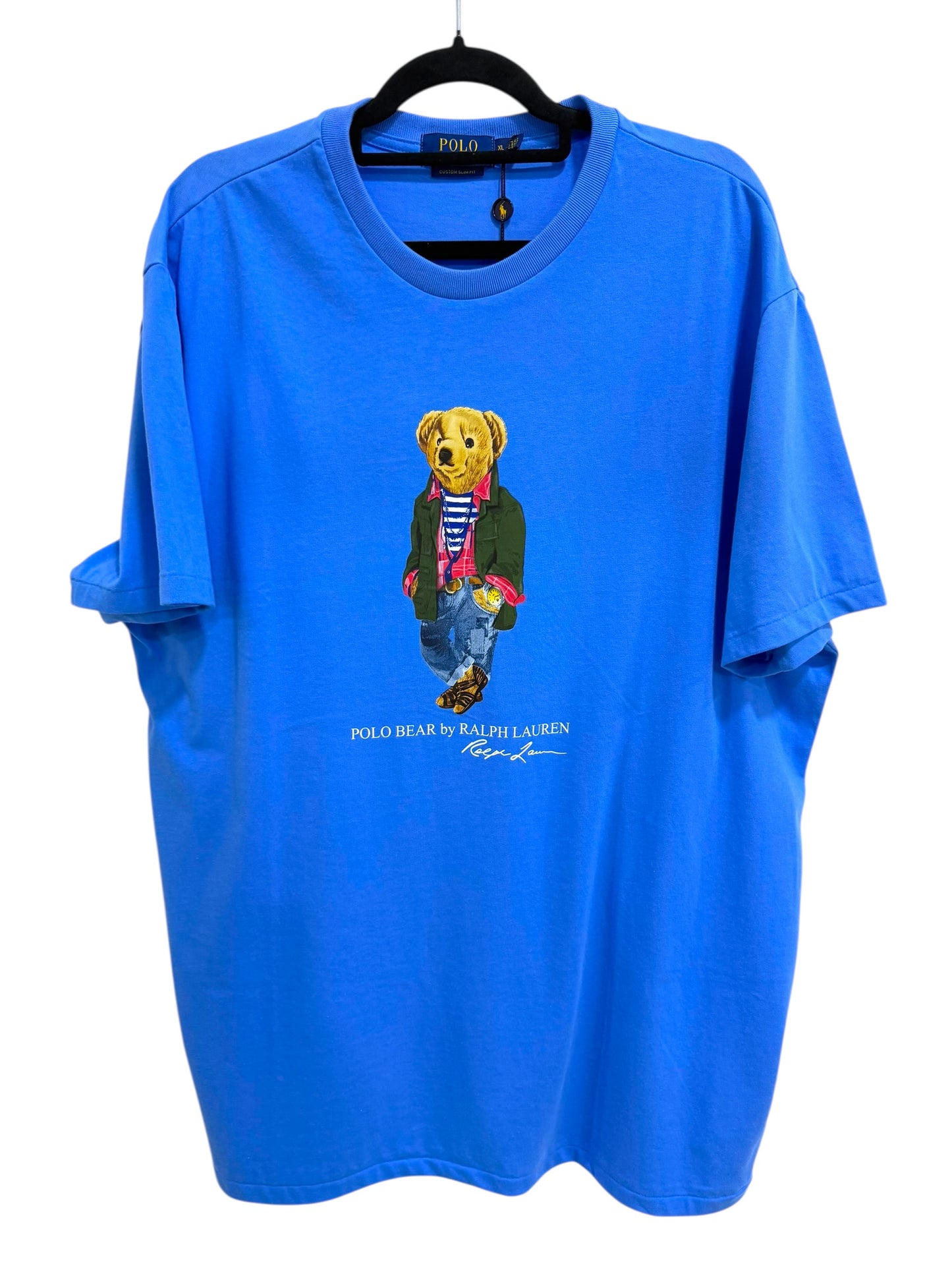 Playera Polo Ralph Lauren Bear Classic Fit Cuello Redondo Talla XL