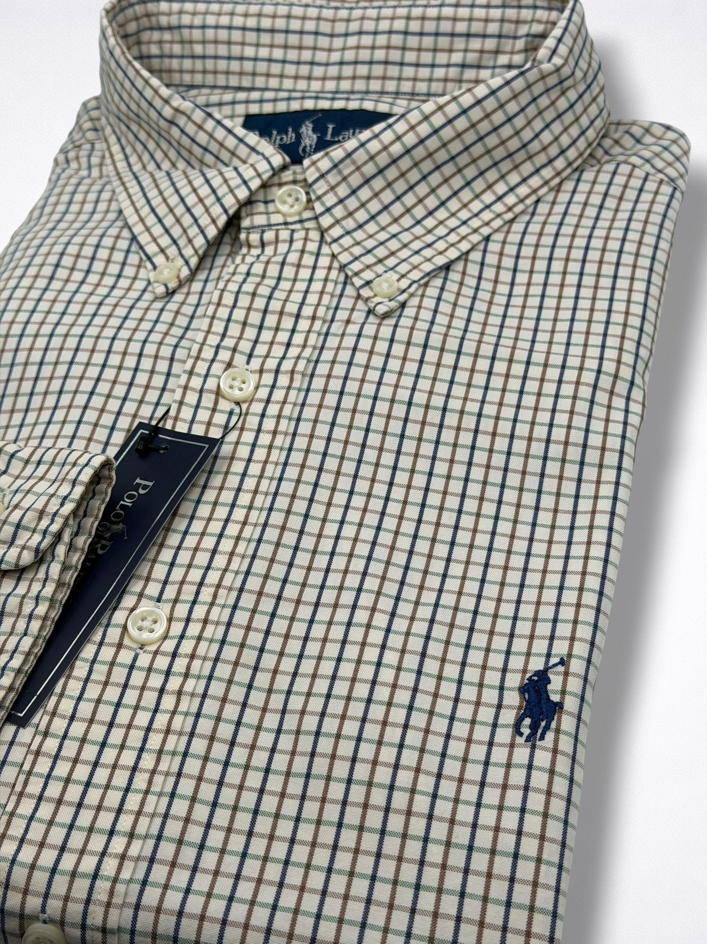 Camisa Polo Ralph Lauren Classic Fit Manga Larga Talla XL