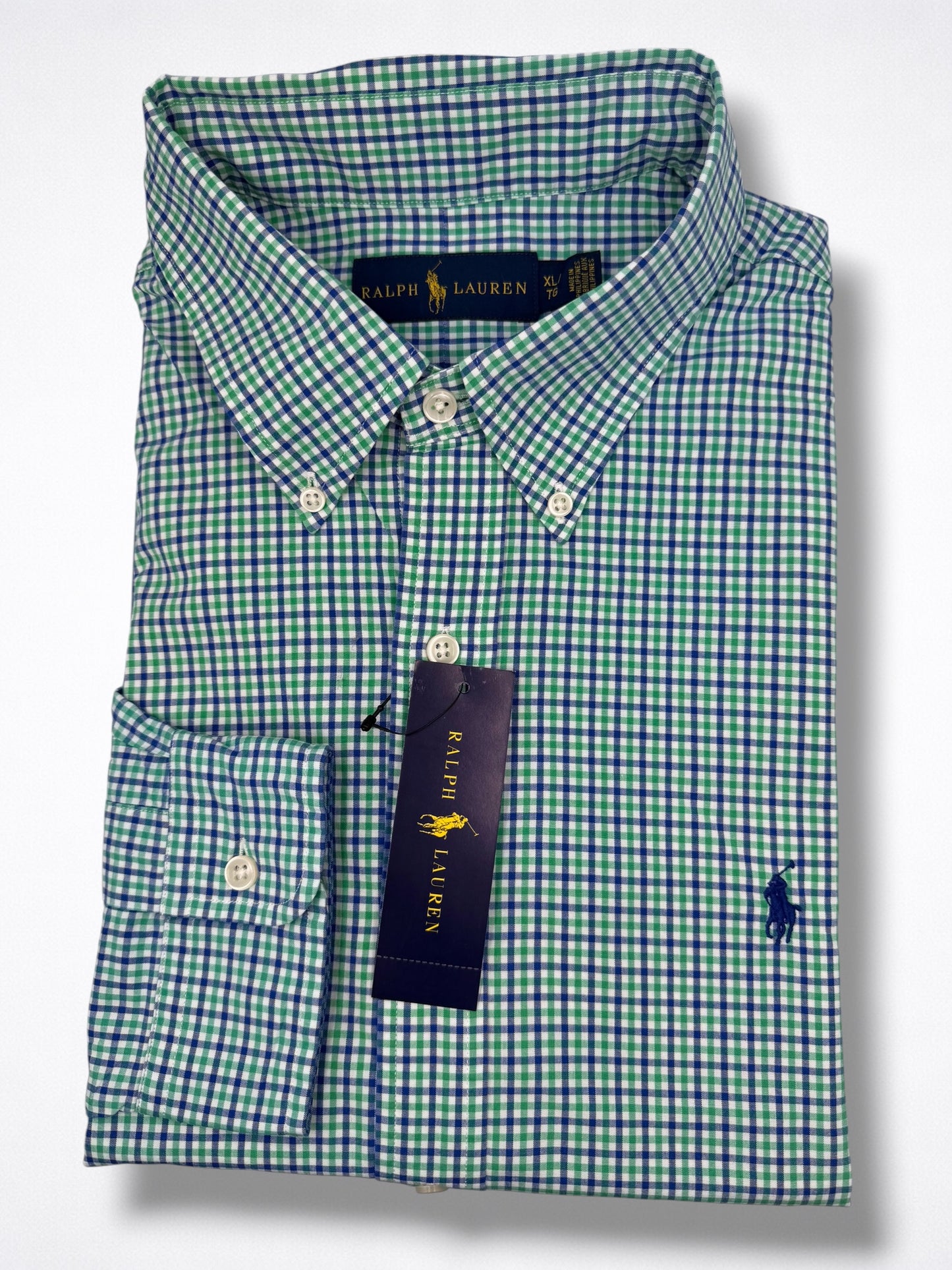 Camisa Polo Ralph Lauren Classic Fit Manga Larga Talla XL