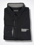 Camisa Emporio Armani Slim Fit Manga Larga Talla S