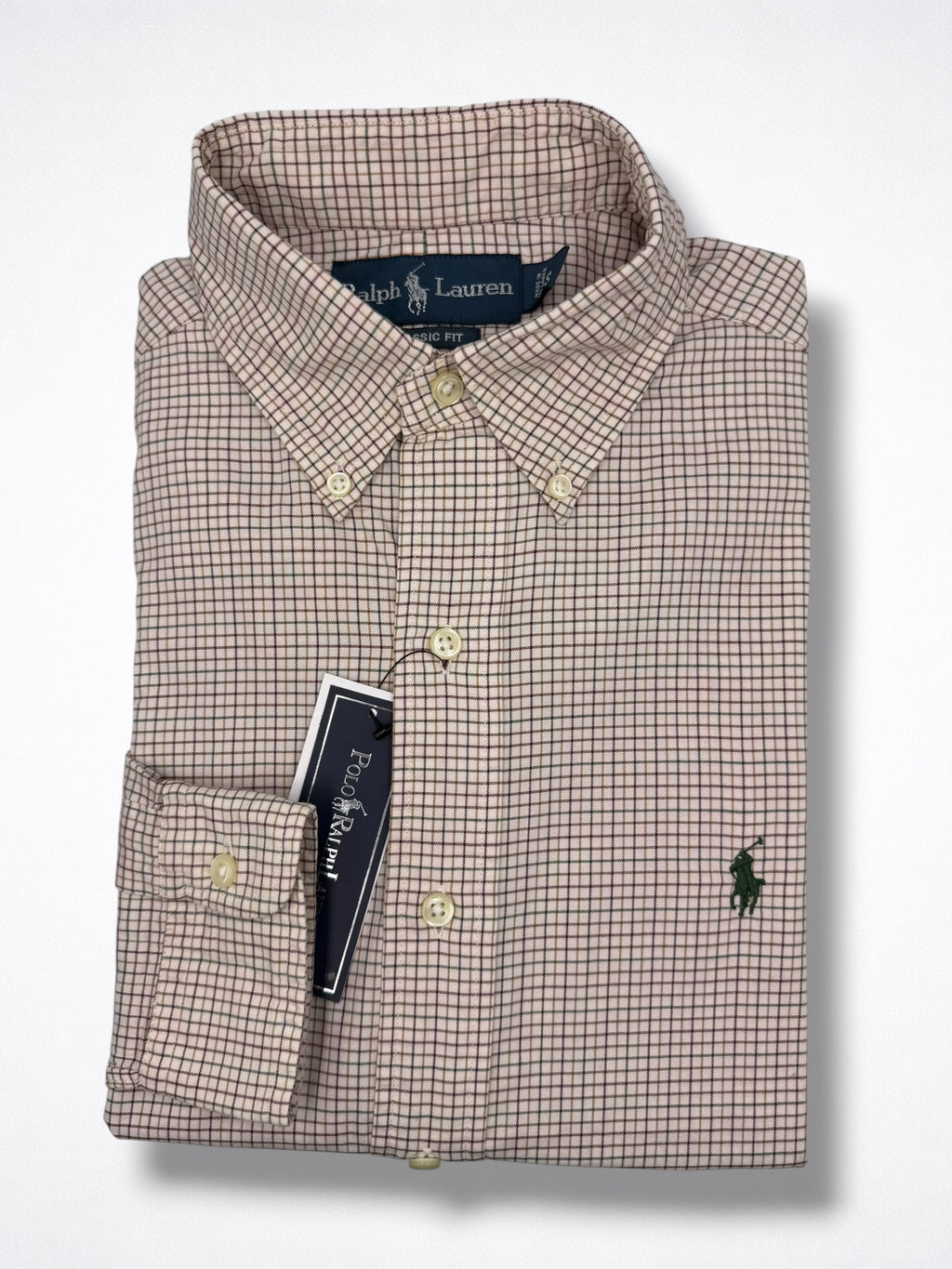 Camisa Polo Ralph Lauren Classic Fit Manga Larga Talla S