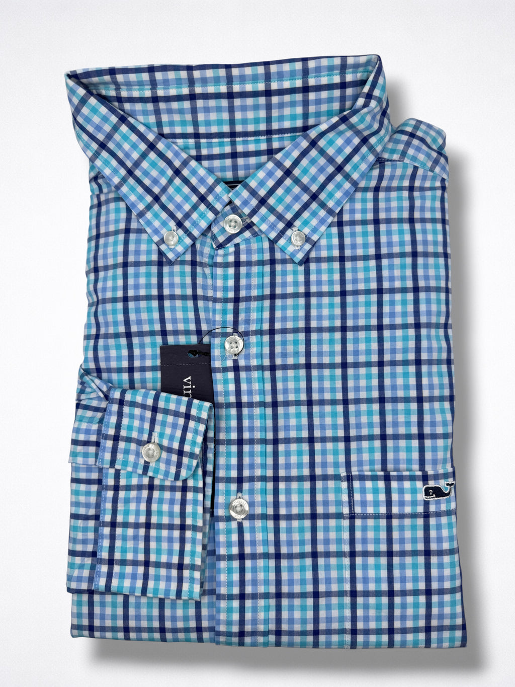 Camisa Vineyard Vines Classic Fit manga larga talla L