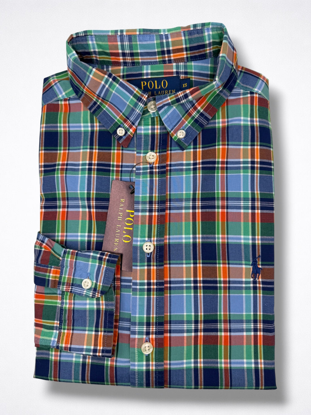 Camisa Polo Ralph Lauren Classic Fit Manga Larga Talla XS