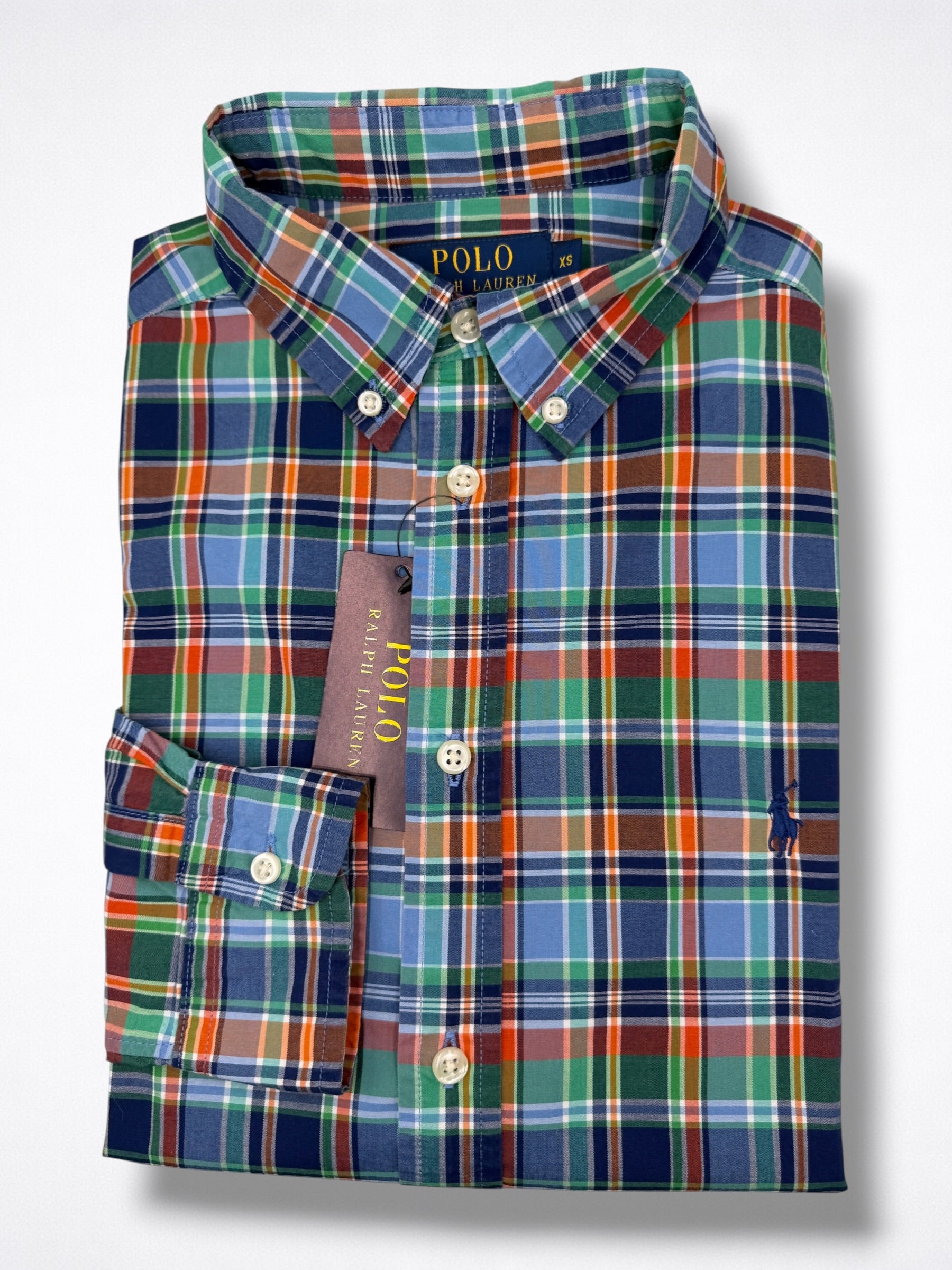 Camisa Polo Ralph Lauren Classic Fit Manga Larga Talla XS