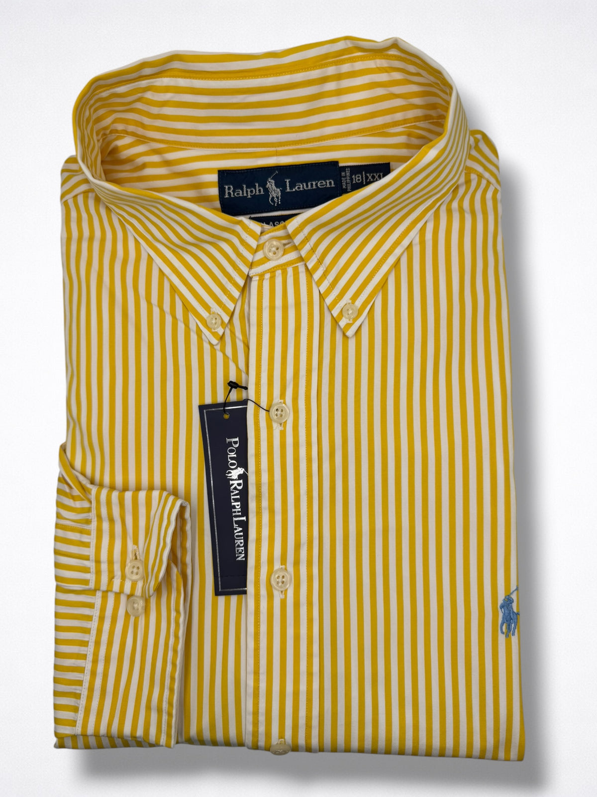Camisa Polo Ralph Lauren Classic Fit Manga Larga Talla XXL