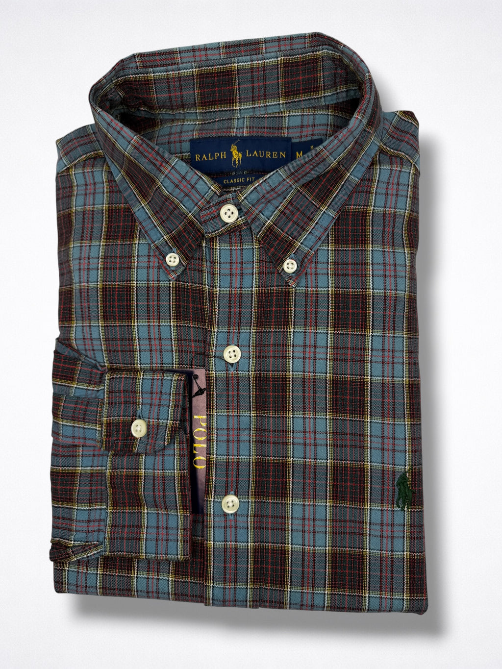Camisa Polo Ralph Lauren Classic Fit manga larga talla M