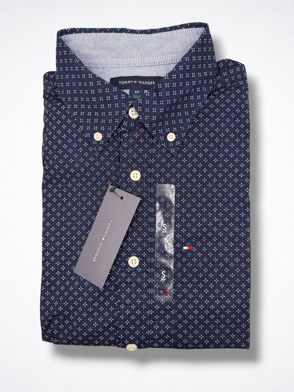 Camisa Tommy Hilfiger Classic Fit Manga Corta Talla S