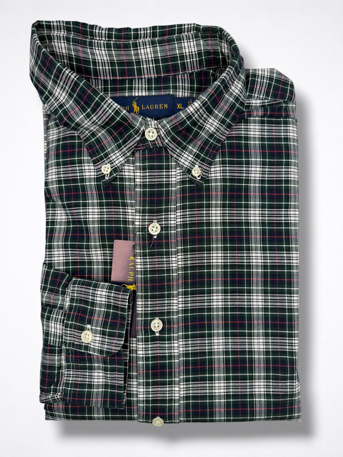 Camisa Polo Ralph Lauren Classic Fit Manga Larga Talla XL