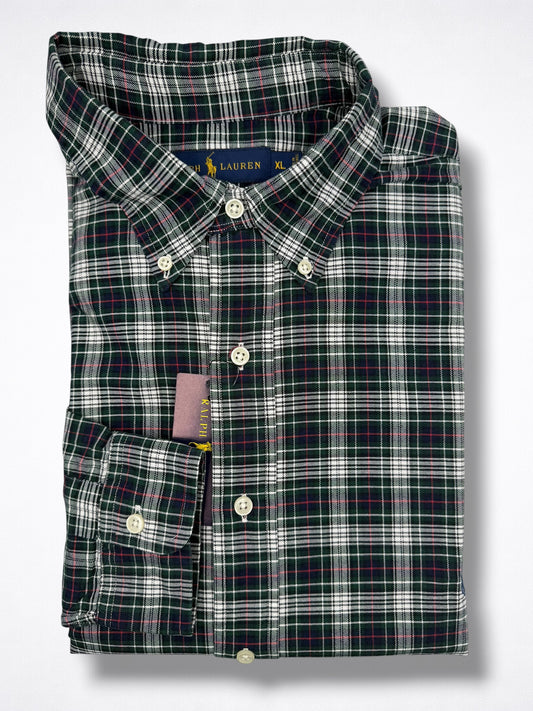 Camisa Polo Ralph Lauren Classic Fit Manga Larga Talla XL
