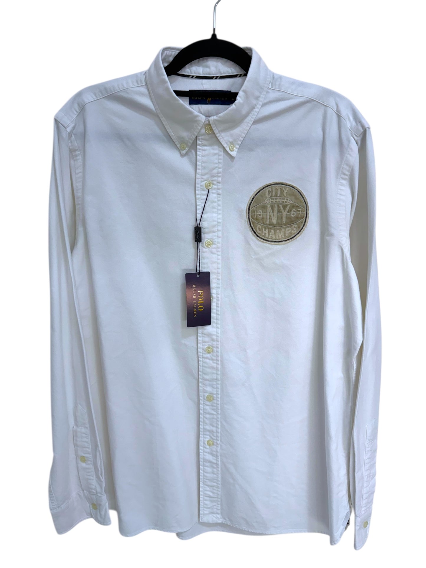 Camisa Polo Ralph Lauren Classic Fit Manga Larga Talla L
