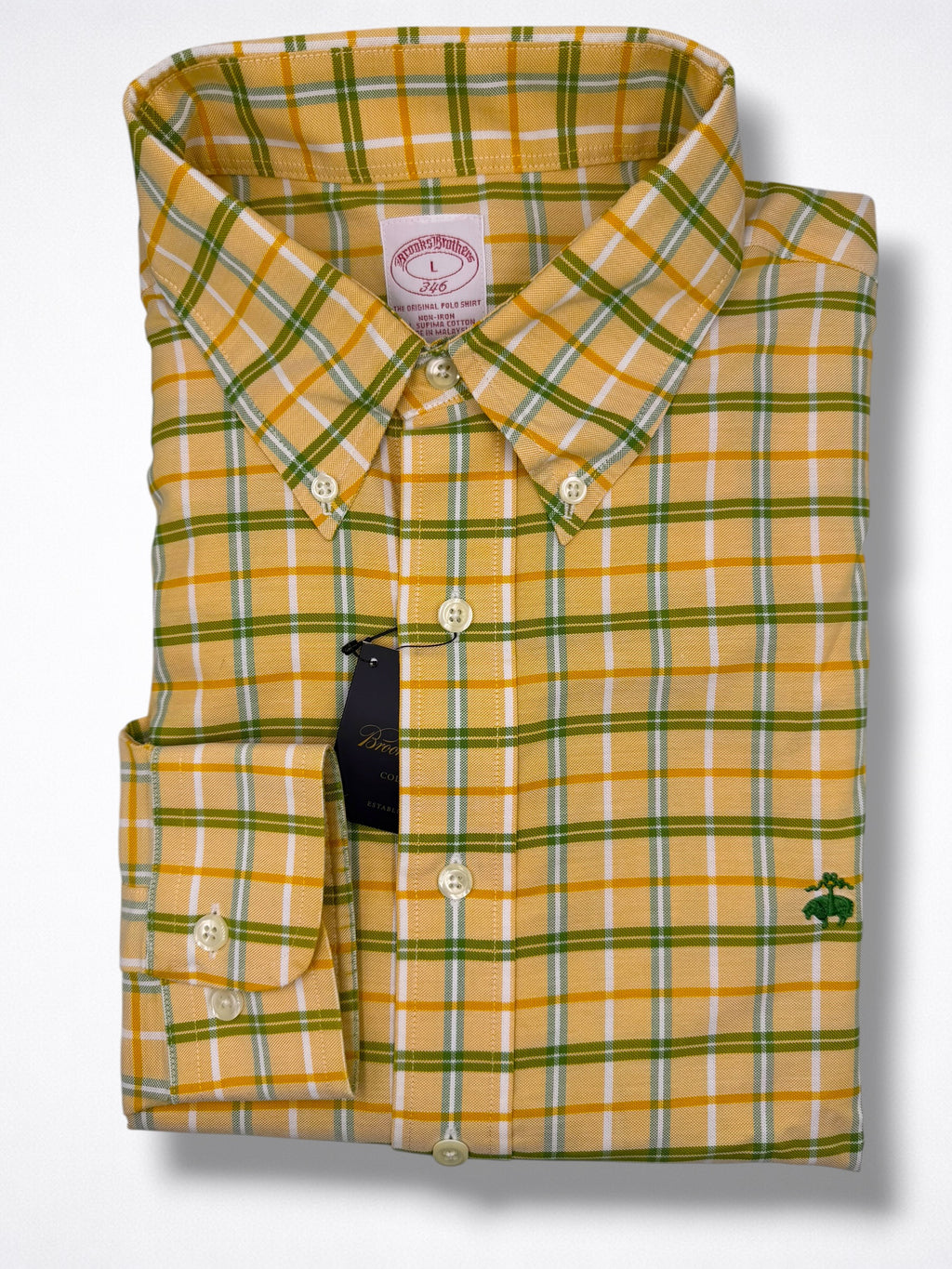 Camisa Brooks Brothers Classic Fit Manga Larga Talla XL