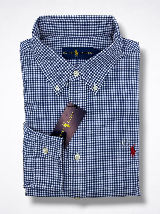Camisa Polo Ralph Lauren Classic Fit Manga Larga Talla L