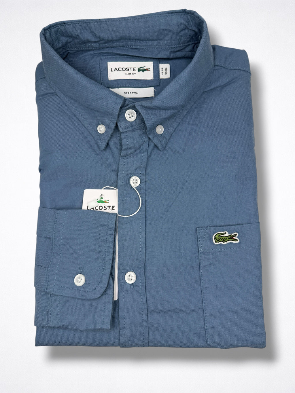 Camisa Lacoste talla XXL slim fit stretch, viene reducida, sirve para slim fit talla L