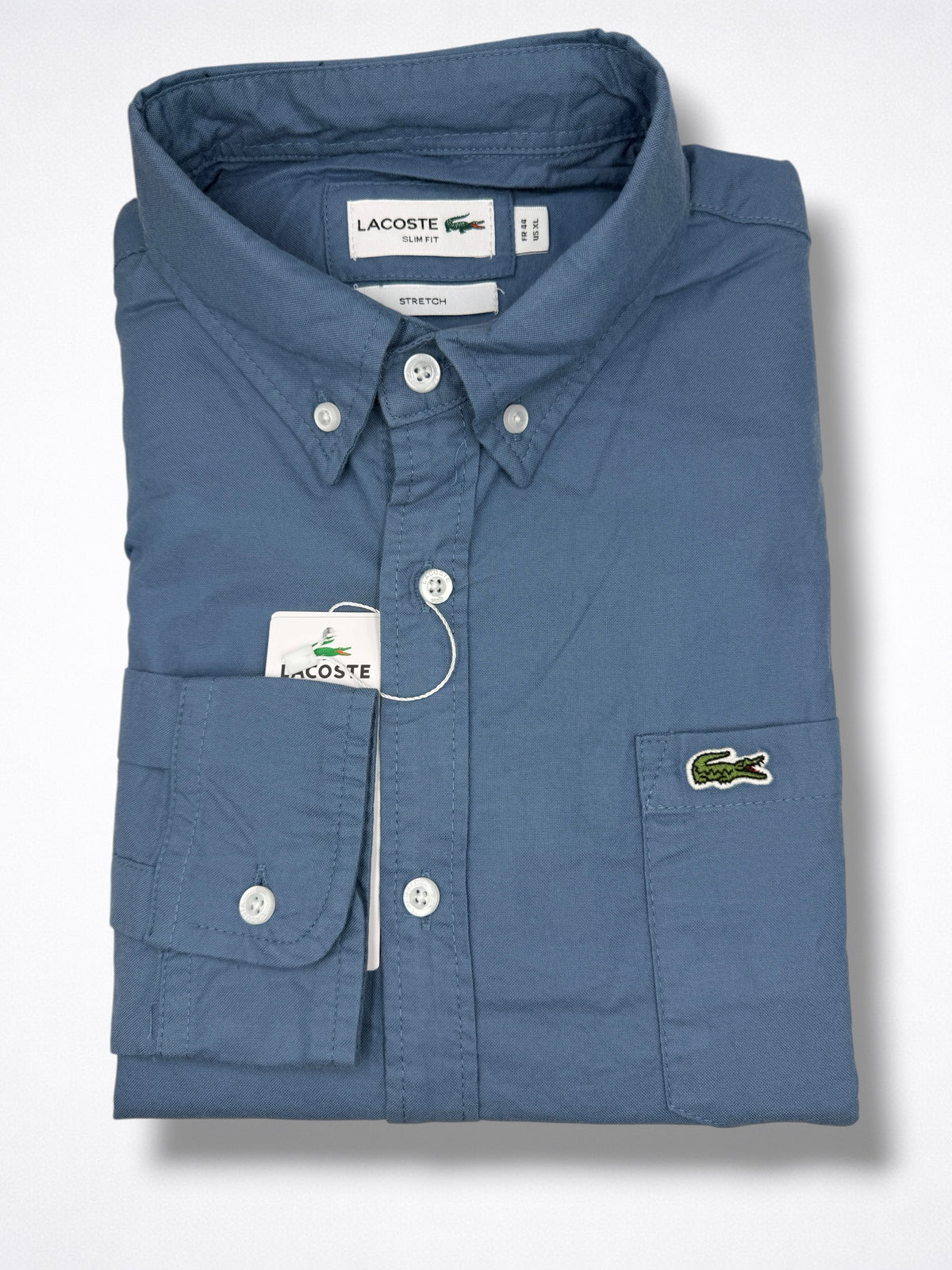 Camisa Lacoste talla XXL slim fit stretch, viene reducida, sirve para slim fit talla L