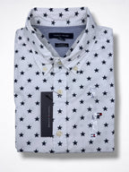 Camisa Tommy Hilfiger Custom Fit manga corta talla L